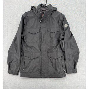 Prana M65 Olive Green Waterproof Jacket Hooded Mens M Rain Pockets